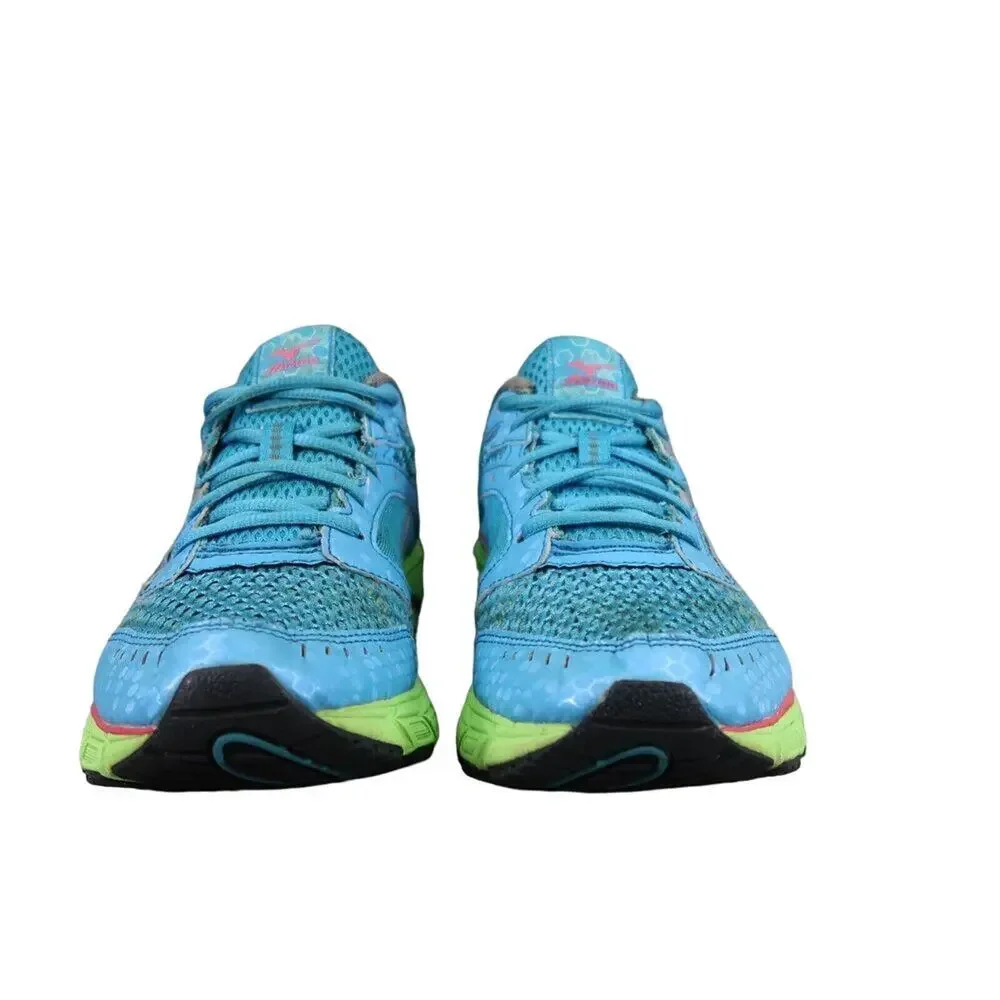 Mizuno Shoes Womens 8 Athletic Running Wave Inspire 9 Sport Trainer Active Blue